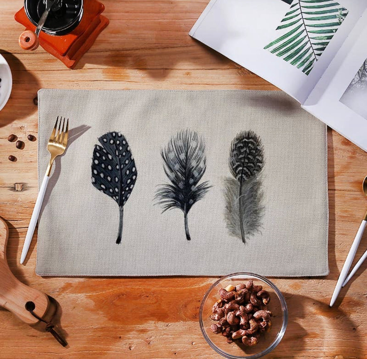 Feather Placemats